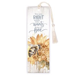 Bookmark - You are Right where God wants You to Bee, Tassel