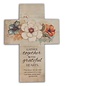 Wall Cross - Gather Together With Grateful Hearts (7.5" X 11")