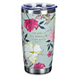 Stainless Steel Tumbler - My Strength and My Song, Floral