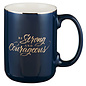 Mug - Be Strong and Courageous, Navy
