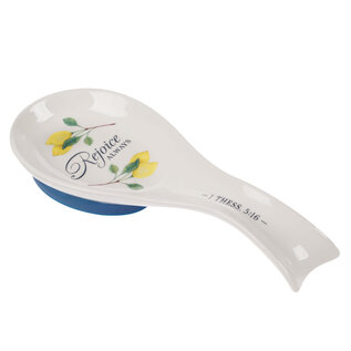 Spoon Rest - Rejoice Always, Lemon