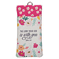 Double Eyeglass Case - Lord is with You, Floral