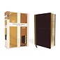 KJV/Amplified Large Print Parallel Bible, Tan/Burgundy Leathersoft