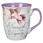 Mug - Strength and Dignity, Hummingbird