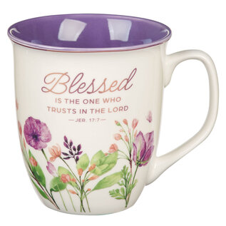 Mug - Blessed is the One, Floral
