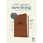 NLT Giant Print Premium Value Bible, British Tan Mountain LeatherLike (Filament)