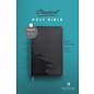 NLT Student Thinline Reference Bible, Overflow Black LeatherLike (Filament)