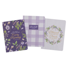 Notebook Set - Blessed is the One, Purple