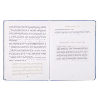 Hope that Endures: 40 Devotions of Encouragement for Difficult Times (Michelle Cox), Blue Faux Leather