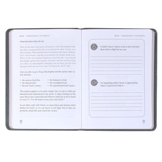 Legacy of Leaders: A 40-Day Journey with the Men of God's Word (Robert Noland), Gray Faux Leather
