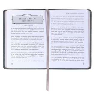 Legacy of Leaders: A 40-Day Journey with the Men of God's Word (Robert Noland), Gray Faux Leather