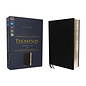 NIV Handy-Size Thompson-Chain Reference Bible, Black Bonded Leather
