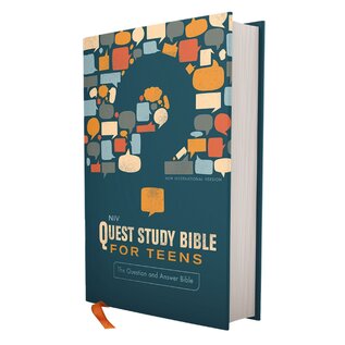 NIV Quest Study Bible for Teens, Navy Hardcover
