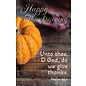 Bulletins - Thanksgiving, Unto Thee