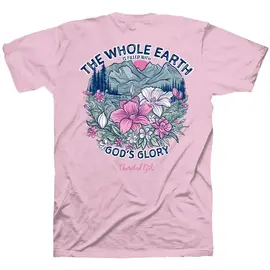 T-shirt - CG The Whole Earth, Pink Flowers