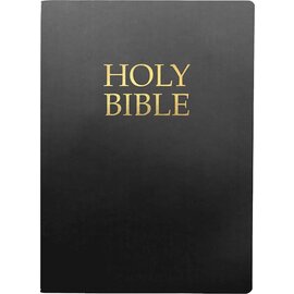 KJVER Large Print Bible, Black Ultrasoft