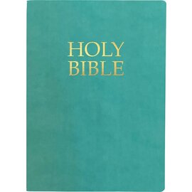 KJVER Large Print Bible, Coastal Blue Ultrasoft