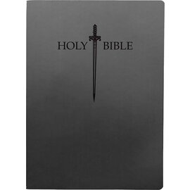 KJVER Large Print Sword Bible, Black Ultrasoft, Indexed
