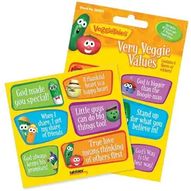 Stickers - Veggie Tale Very Veggie Values, Assorted (Pack of 36)