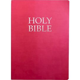 KJVER Large Print Bible, Berry Ultrasoft