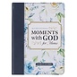 Moments with God for Moms, 365 Devotions (Karen Stubbs), Navy Faux Leather