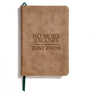 No More Excuses: A 90-Day Devotional For Men (Tony Evans), LeatherTouch