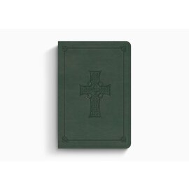 ESV Value Large Print Compact Bible, Quiet Forest TruTone
