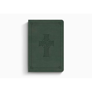 ESV Value Large Print Compact Bible, Quiet Forest TruTone