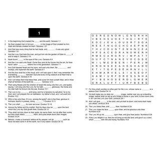 Bible Memory Verse Challenge: Word Searches, Large Print Paperback