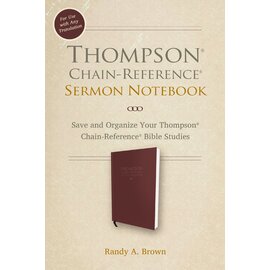 Thompson Chain-Reference Sermon Notebook (Randy A. Brown), Paperback