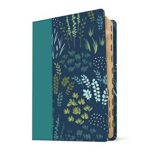 NLT Large Print Life Application Study Bible, Meadow Teal Leatherlike
