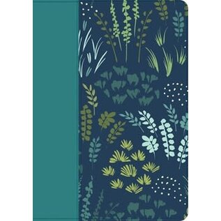 NLT Large Print Life Application Study Bible, Meadow Teal Leatherlike