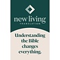 NLT Large Print Life Application Study Bible, Navy Blue Genuine Leather, Indexed