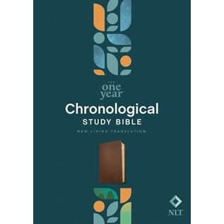 NLT One Year Chronological Study Bible, Rustic Brown LeatherLike