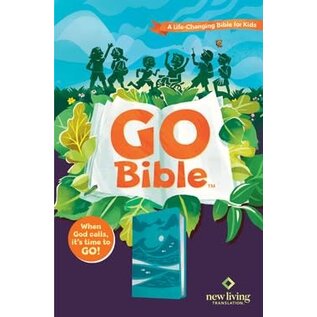NLT Go Bible, Teal Ocean LeatherLike