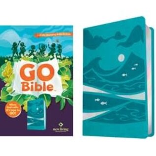 NLT Go Bible, Teal Ocean LeatherLike