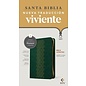 NTV Biblia Ultrafina w/Zipper, Emerald Green LeatherLike (Filament)