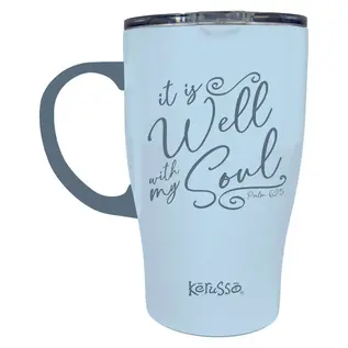 Stainless Steel Mug w/Handle - It is Well (15 oz)