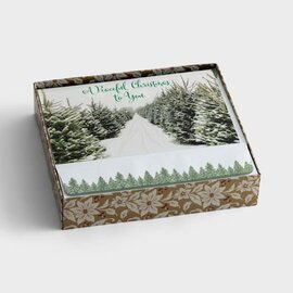 Boxed Christmas Cards - Peaceful Christmas To You (Box of 18)