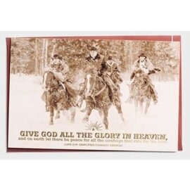 Boxed Christmas Cads - Simplified Cowboy (Box of 18)