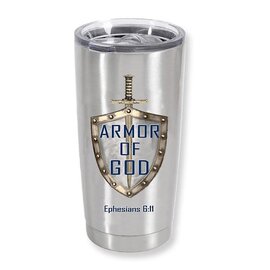 Stainless Steel Travel Mug - Armor of God (20 oz)