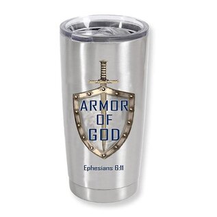 Stainless Steel Travel Mug - Armor of God (20 oz)