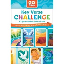 Go Bible Key Verse Challenge: Scripture Memory Verse Cards (Brock Eastman and Talia Messina), Paperback