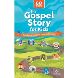 NLT Go Bible, The Gospel Story for Kids: God's Story of Love from Creation to Revelation (Tama Fortner), Paperback