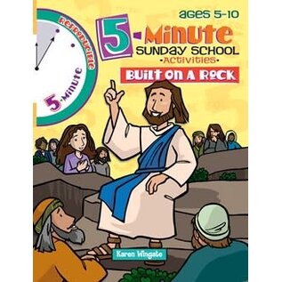 5-Minute Sunday School Activities: Built on a Rock (Karen Wingate), Paperback