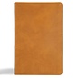 CSB Thinline Bible, Camel LeatherTouch (Digital Study)
