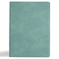 NASB Large Print Notetaking Bible, Earthen Teal SuedeSoft LeatherTouch