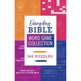 Everyday Bible Word Game Collection: 365 Puzzles!, Paperback