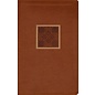 NASB95 Large Print Personal Size Bible, Brown Leathersoft, Indexed