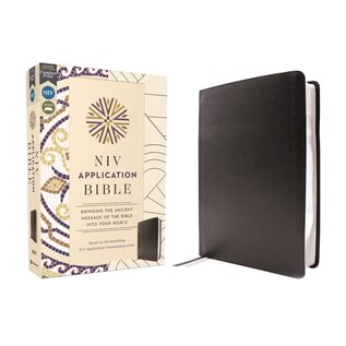 NIV Application Bible, Black European Bonded Leather